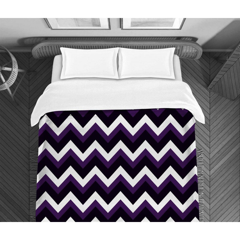 Polyester Chevron / Zig Zag Comforter, Twin Extra Long Comforter