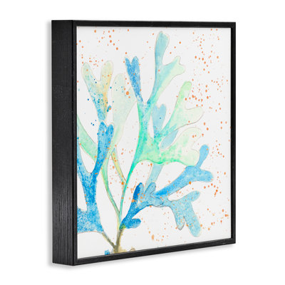 Giclée de corail moderne moucheté par Patricia Pinto