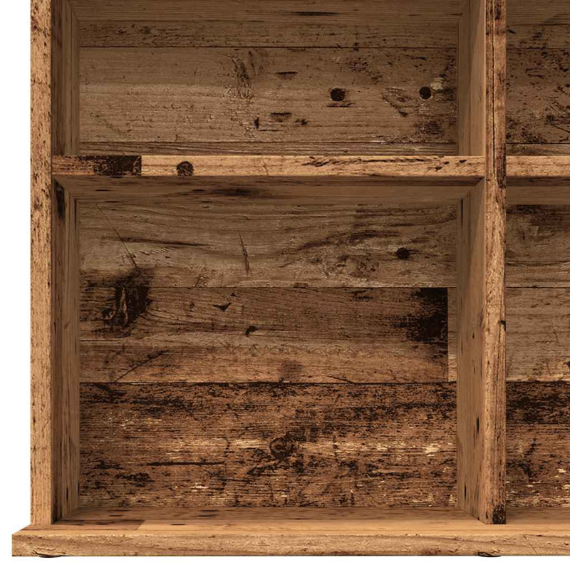 Armoire à CD vidaXL, Bois ancien, H 35,24 po x l 40,16 po x P 9,06 po