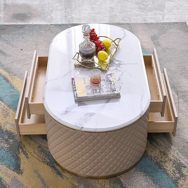 Table basse moderne avec rangement simple