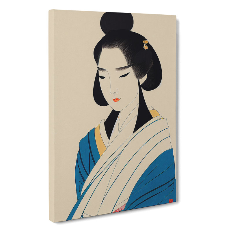 Classic Geisha No.4 - Wrapped Canvas, 76cm H x 50cm W