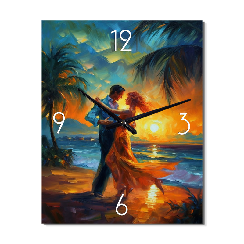 Janerica - Horloge murale romantique, H 32 po x l 16 po x P 1 po