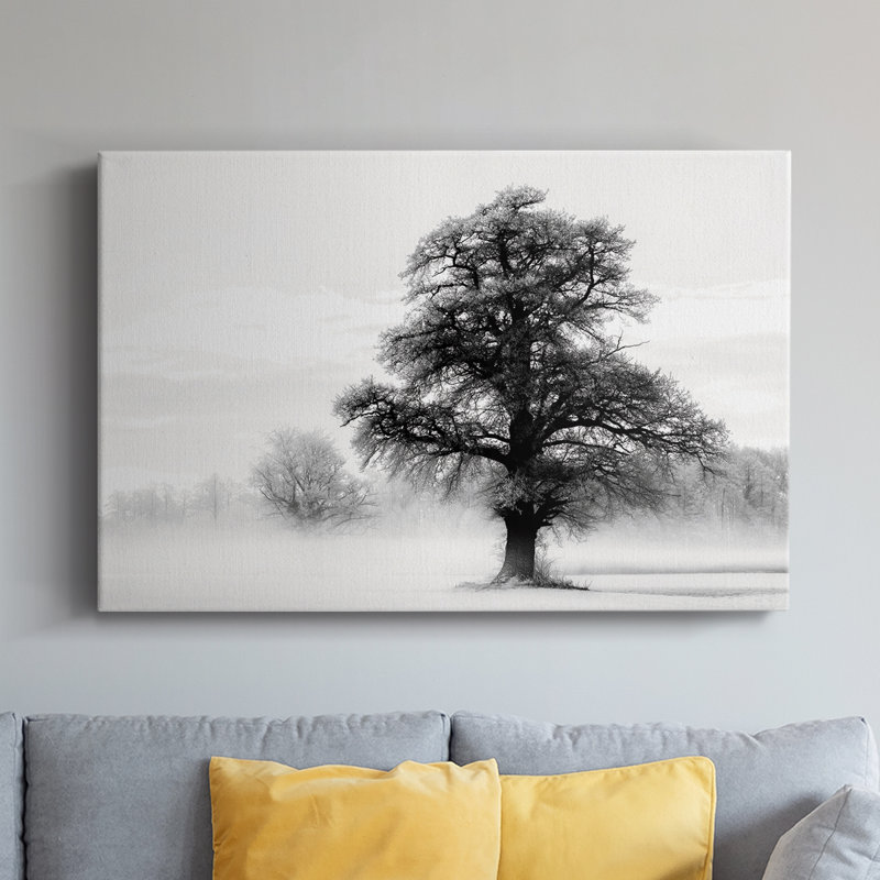 Inky Trees -Gallery Wraraped Cavas, H 24 po x l 36 po