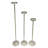 Modern Decorative Candle Holders - Set of 3 Tall Metal Floor Candle Stands for Pillar Candles, Perfect for Centerpieces, Dining Rooms, and Home Accents, 26", 32", 40"-861758235