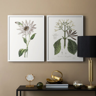 Tropical Botanical III - reproduction encadrée de qualité supérieure - prête à être accrochée - aucun clou requis - aucun clou requis