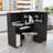 Dubin L-Shaped Manufactured Wood Reception Desk-1817403722