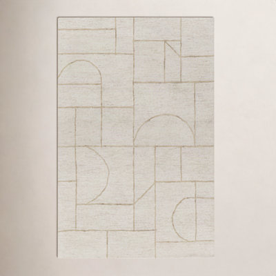 Caelob Hand-Woven Geometric Rug