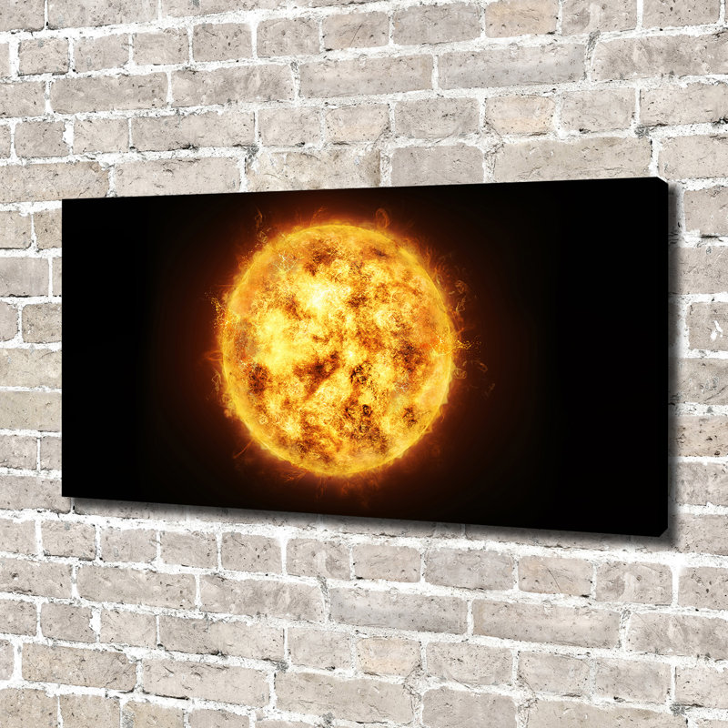 Sun - Wrapped Canvas Print, Canvas, 70cm H x 140cm W