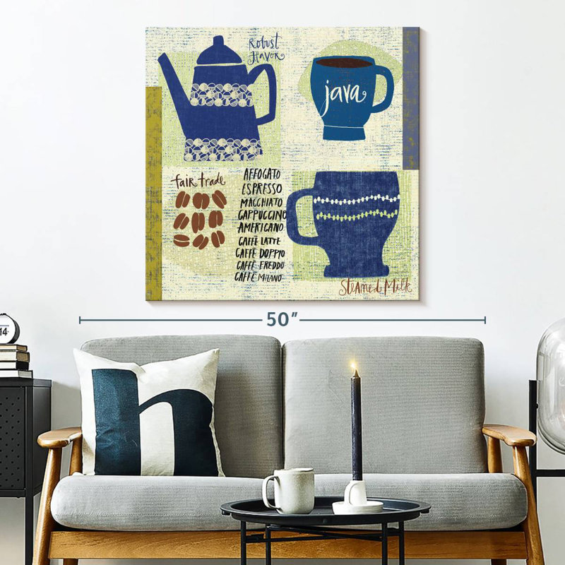 Café moderne III, H 33 po x l 33 po
