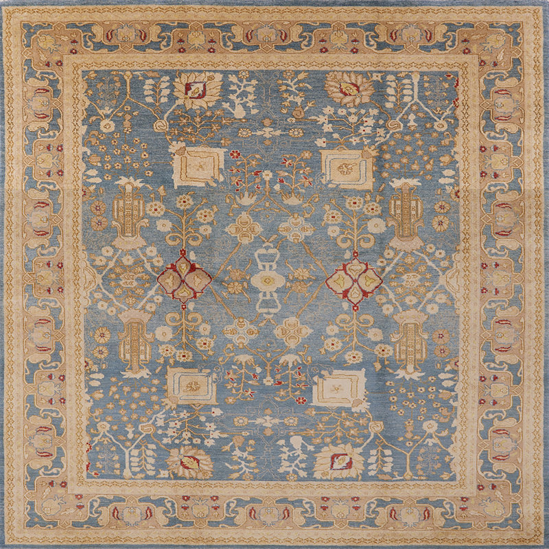 Swenki Oriental Indoor Rug, Square 5'