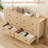 6 Drawer Modern Dresser with Metal Knobs, 50" Wide Large Wood Storage Chest for Bedroom Living Room-1083817047