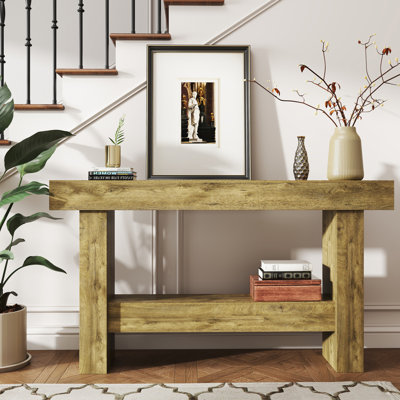 Modern 55"" Wooden Narrow Console Table,Long Sofa Table Entryway Table for Foyer ,Living Room -  Millwood Pines, F170C49A616E4C50A2E0482630F2224F