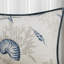 Édredon pour grand lit bleu - 100% coton avec motif et revers croisé foncé 180tc-119105054
