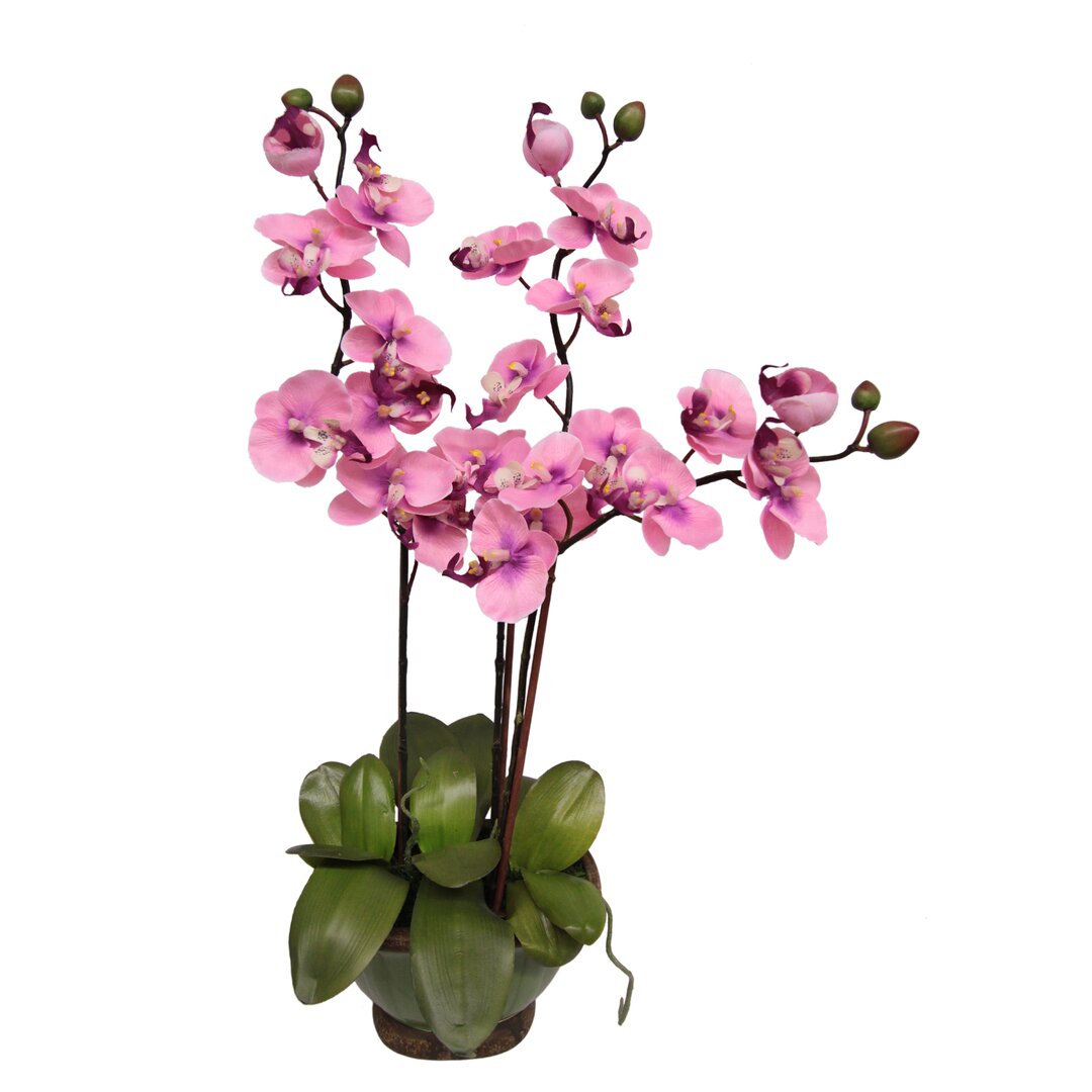 Kunstblume Orchidee im Topf