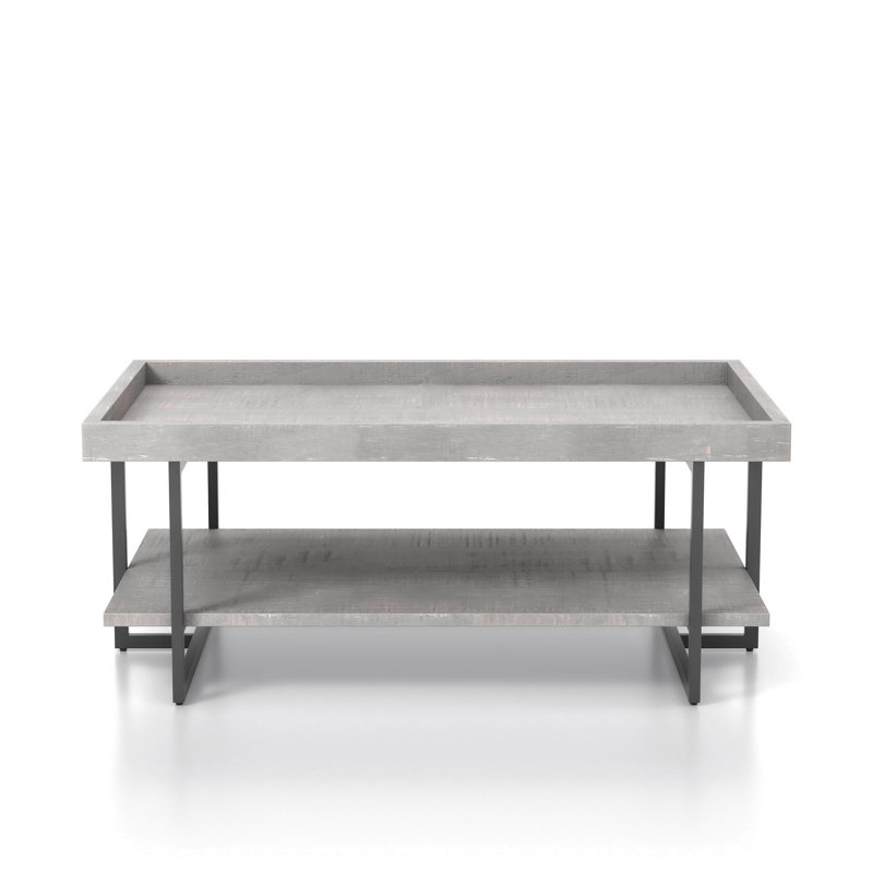 Baden Single Coffee Table, Antique Gray