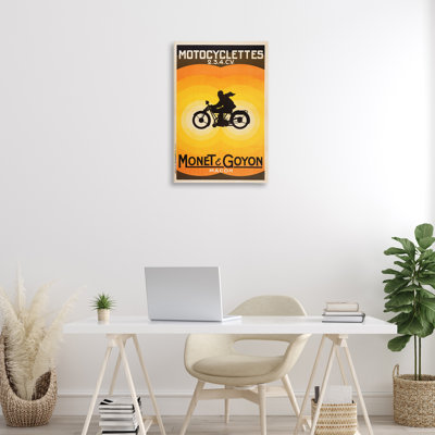 Publicité rétro sur toile, conception de Marcus Jules