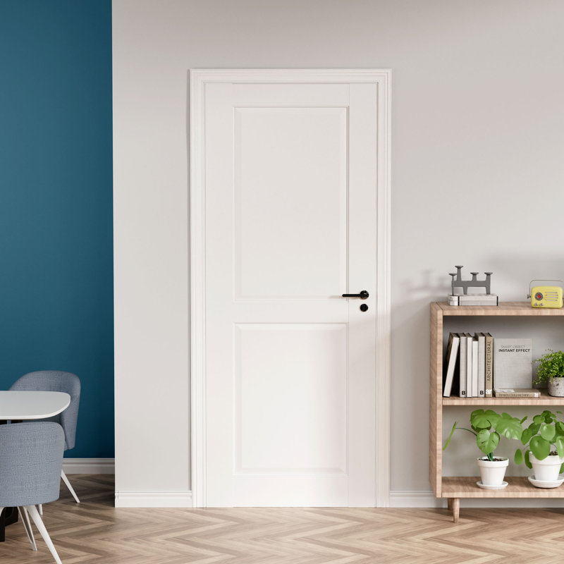 Porte de style shaker 24 po x 80 po H 2 panneaux, 24 po x 80 po