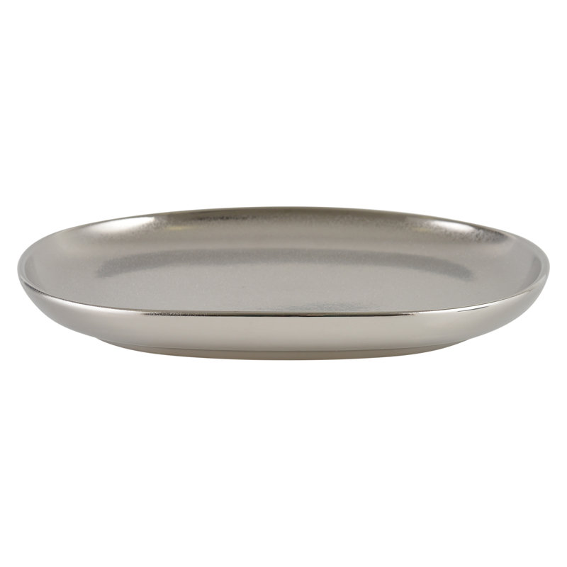Bouscat Ora Dinner Plate, Silver