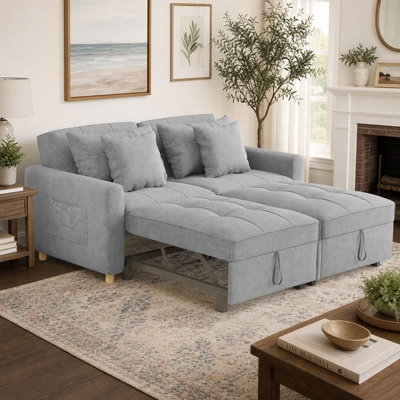 Borchert 2 Seater Fabric Sofa Bed