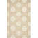 Damask Handmade Tufted Beige/Ivory Area Rug
