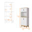 Armoire de garde-manger, armoire à double porte supérieure, surface de comptoir