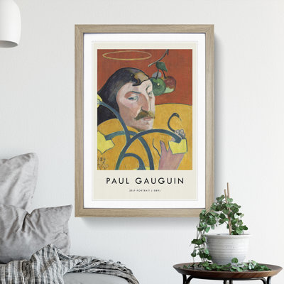 Self Portrait Vol.2 by Paul Gauguin - Picture Frame Painting