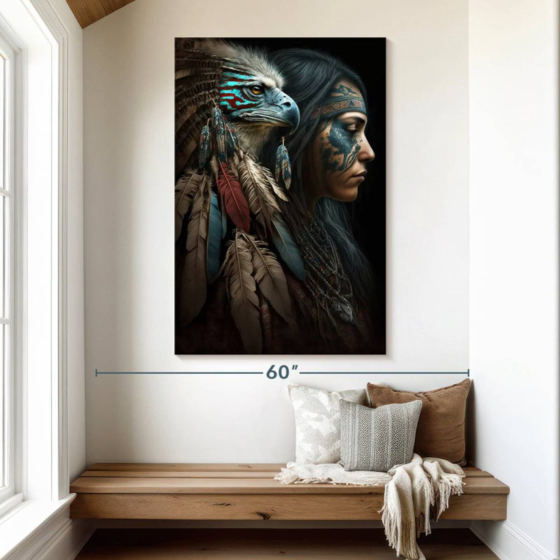 Lelar Eagle Spirit, 51" H x 34" W