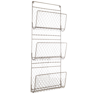Metal Free Standing Magazine Rack