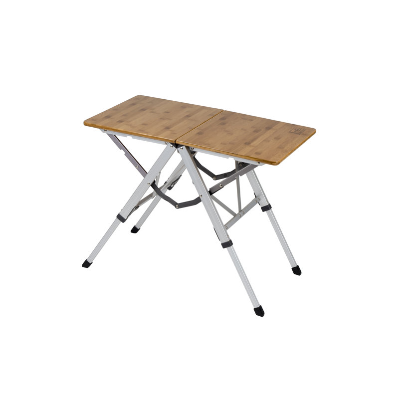 Fraser 70cm Solid Wood Rectangular Adjustable Folding Table