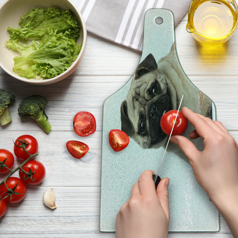 Planche à découper en verre trempé Ambesonne