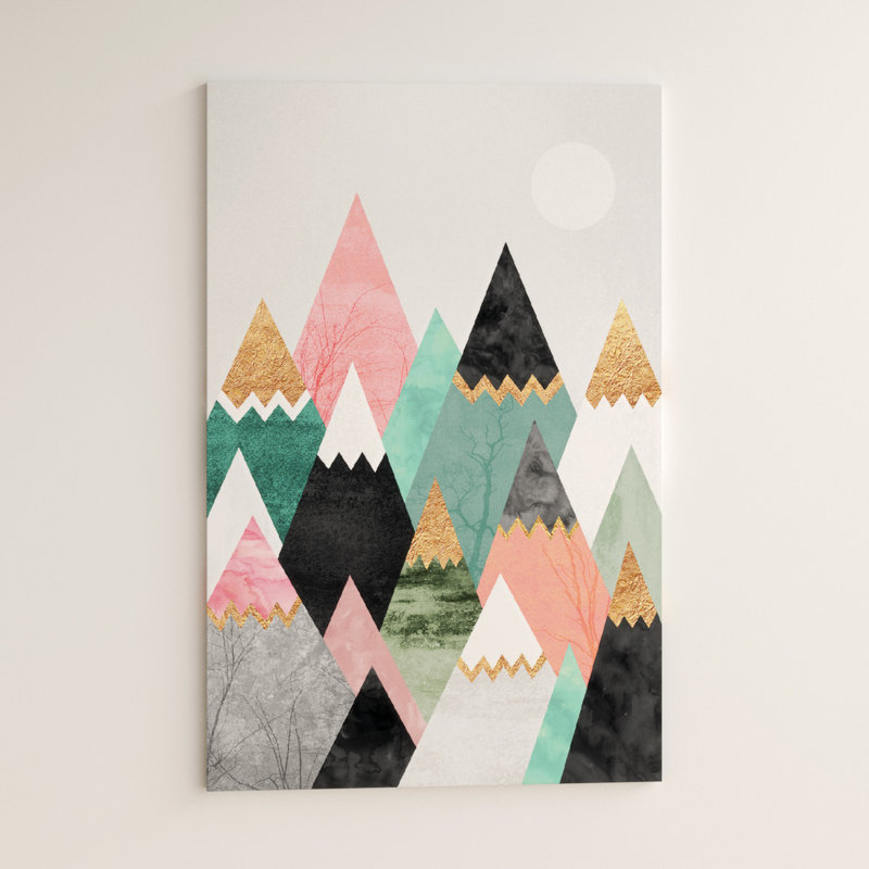 Pretty Mountains - Print on Canvas, 101.6 cm H x 66.04 cm W x 1.91 cm D, No Frame