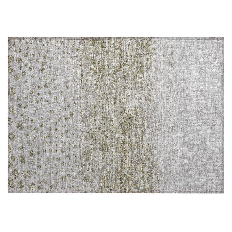Chayil Area Rug with Non-Slip Backing, Rectangle 1'8" x 2'6"