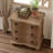 Farmhouse 3 Drawer Nightstand With Curved Front-1049960804