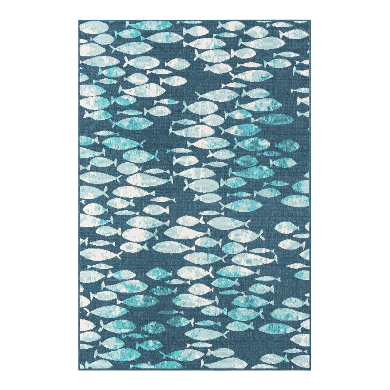 Tapis d'extérieur intérieur / extérieur Coastal, Rectangle 5 pi 3 po x 8 pi