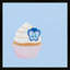Pansy Cupcake Print by Katy Montica-129019534-129019535