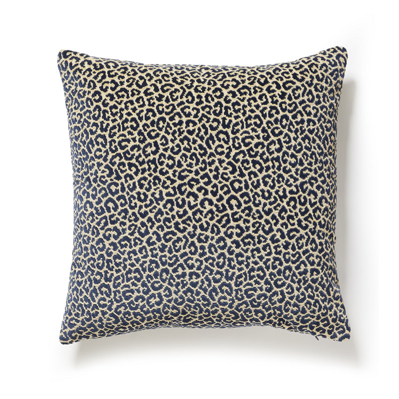 Wild Glamour Lumbar Pillow Cover & Insert, Smoke, 22"H x 22"W, Square