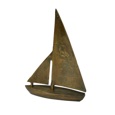 Chaney Decorative Aluminum Sail Boat