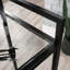 Chariot-bar, finition noire