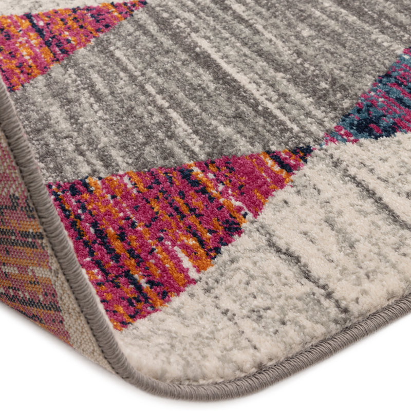 Ralph Geometric Area Rug, Rectangle 80 x 150 cm
