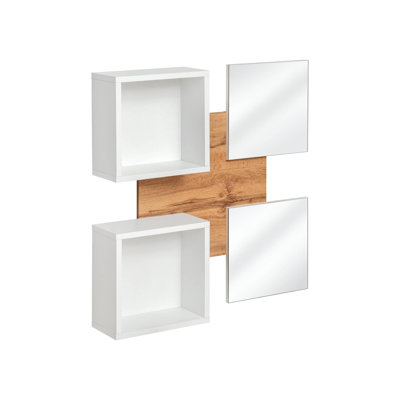 Ladaja Mirror Set with Shelves