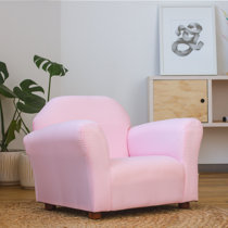 American Kids Everywhere Foam Chair, Pink, 25.25 inch W x 21 inch D x 22.5 inch H