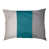 Blanc / bleu sarcelle / gris