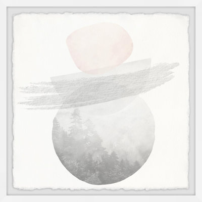 Scratch Over the Moon 1 Piece Single Picture Frame Painting