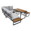 6 - Person Patio Dining Set with Rectangular Table-1459637296