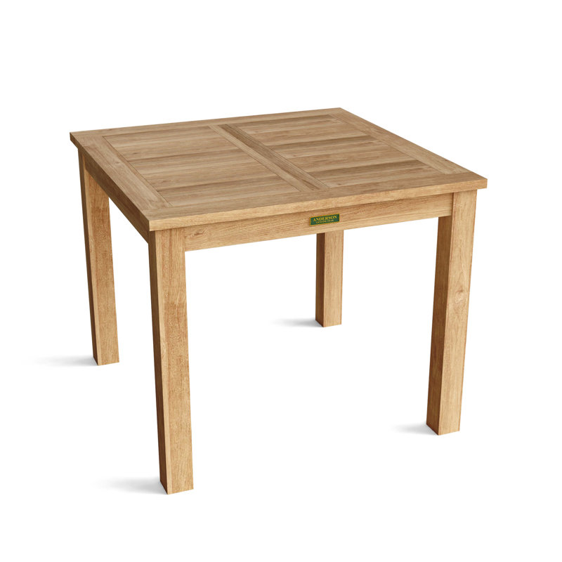 Bahama Outdoor Square Teak Bistro Table