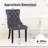 Alexes Tufted Velvet Wing Back Dining Chair-84142936