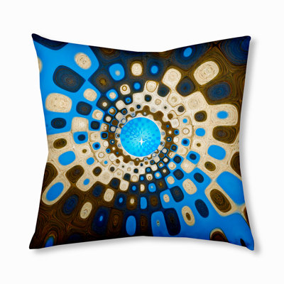 Abstract Reversible Throw Pillow