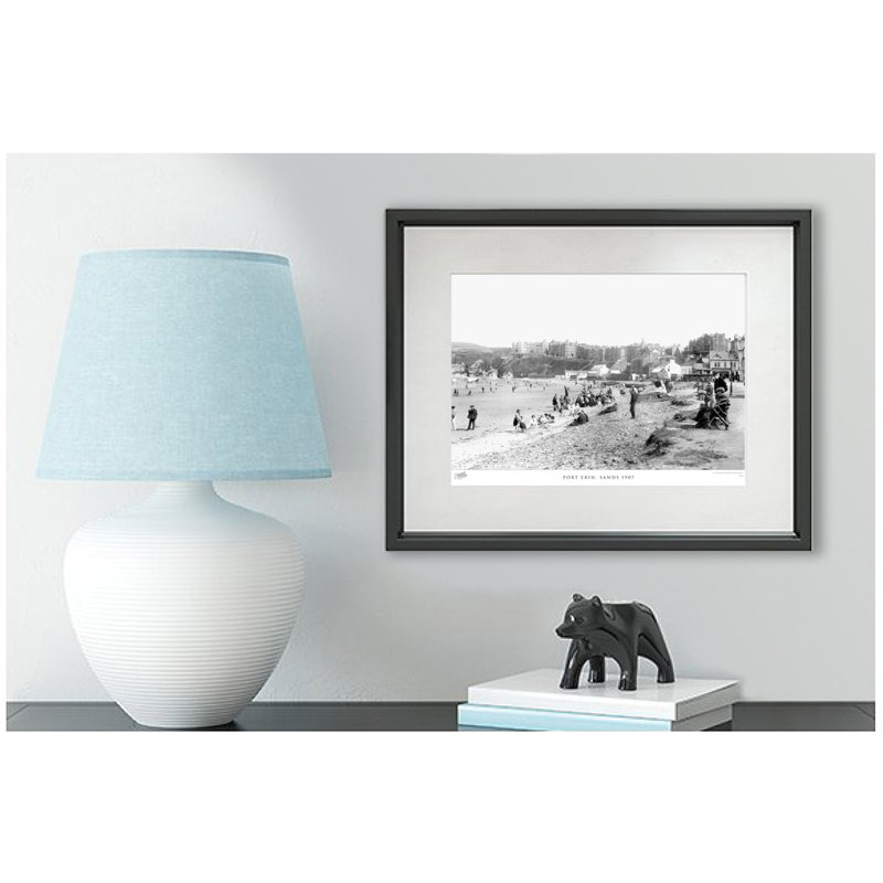 Port Erin, Sands 1907 by Francis Frith - Single Picture Frame Print, 40cm H x 50cm W x 2.3cm D