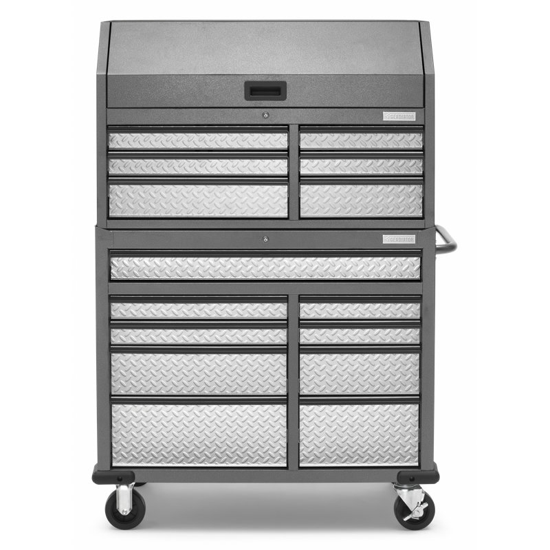 Premier 41 Inch 15-Drawer Mobile Tool Chest Combo