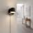 LED Wall Sconce – Modern Adjustable Wall Mount Light Fixture, Available in Black or White, for Bedroom, Living Room, Hallway, Office and Bedside Reading-473998262